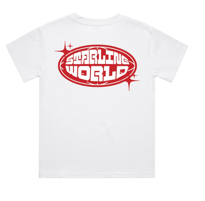 StarlineWorld KIDS (White-Red) Tee