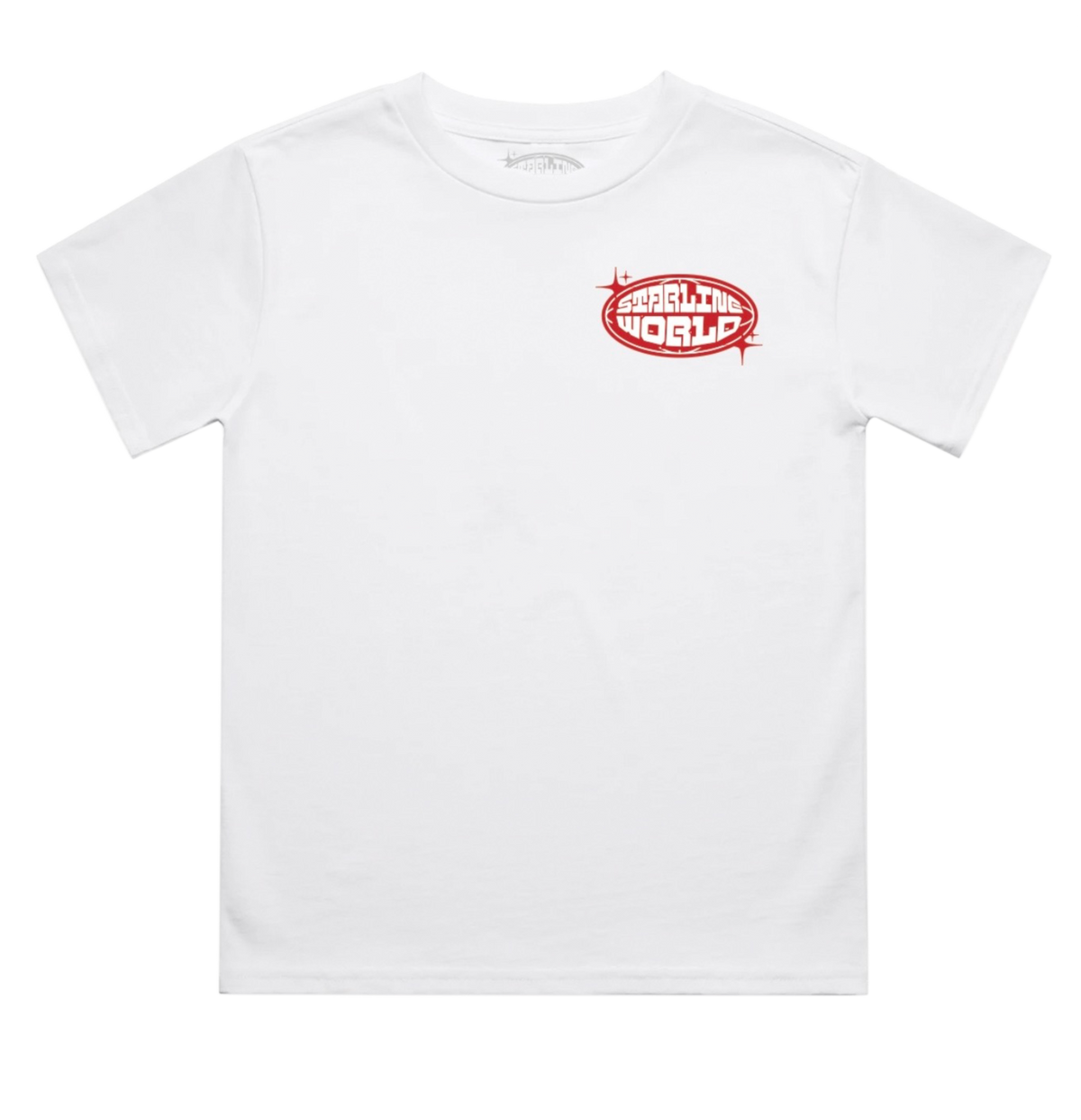 StarlineWorld KIDS (White-Red) Tee