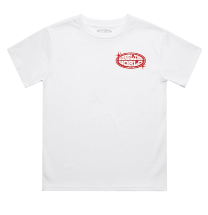 StarlineWorld KIDS (White-Red) Tee