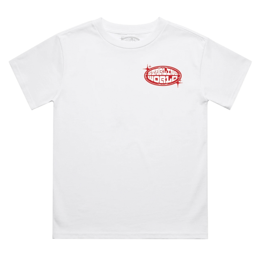 StarlineWorld KIDS (White-Red) Tee