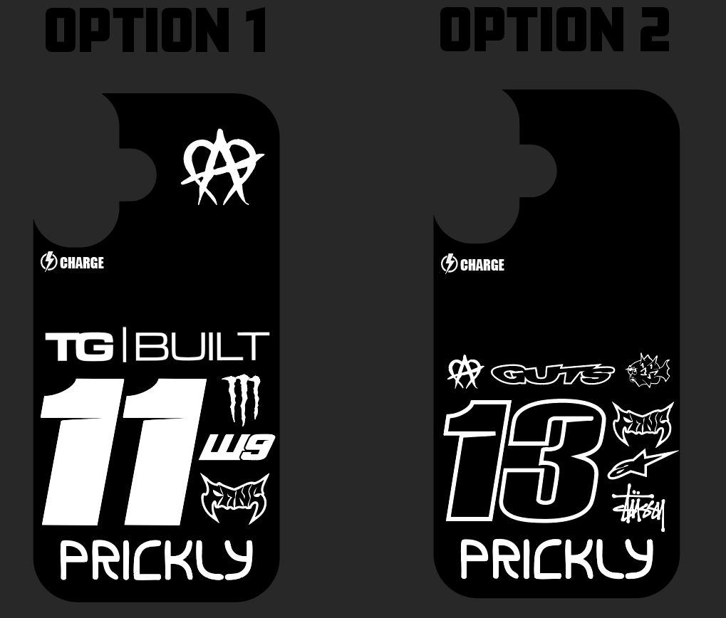 Charge Graphics Phone Decal