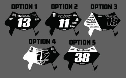 Charge Graphics Ultra Bee Plate Decal