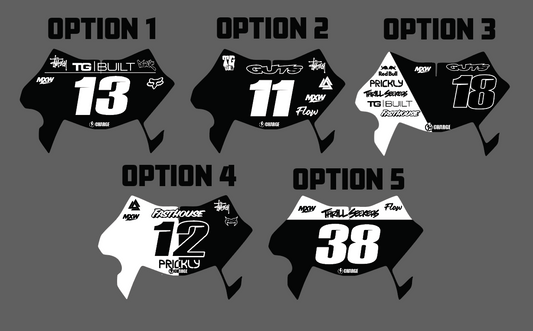 Charge Graphics Ultra Bee Plate Decal